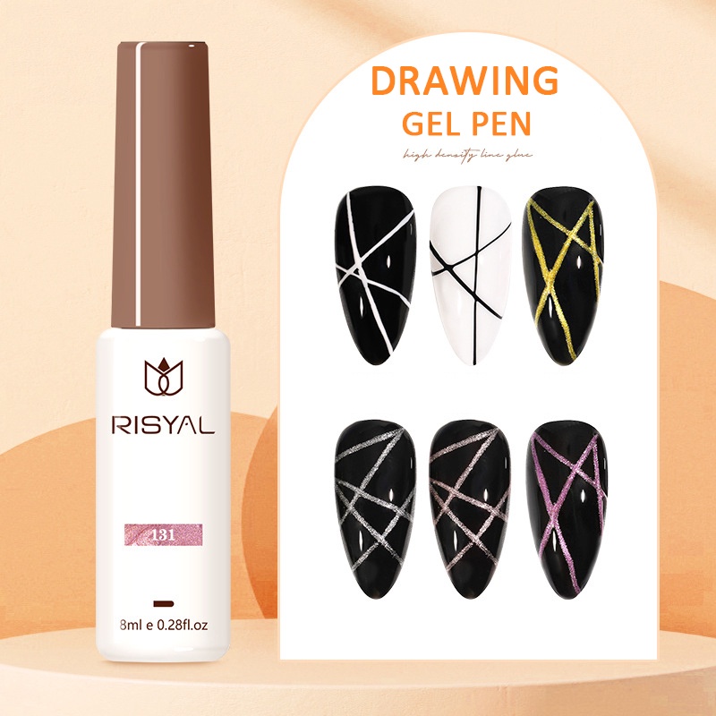 Set 6 Bút Gel Vẽ Trang Trí Móng Tay Nghệ Thuật