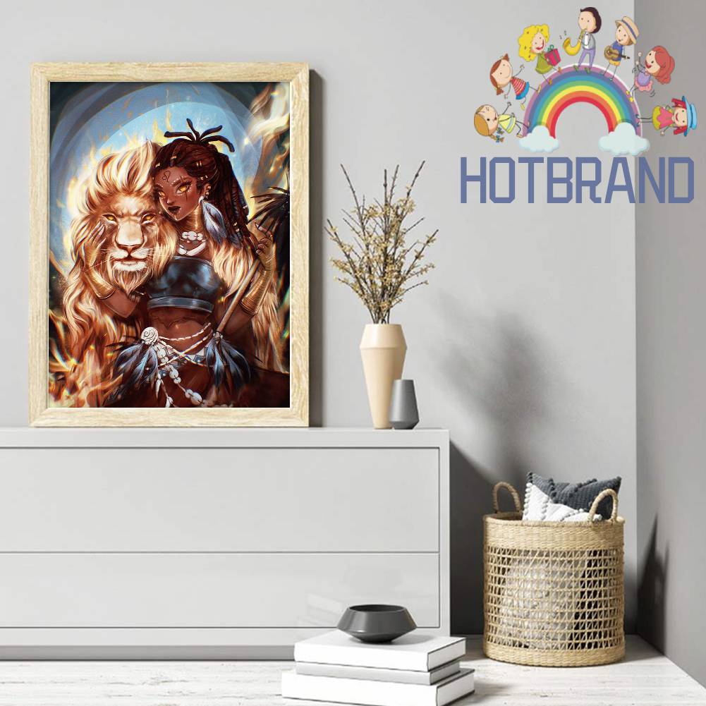 Toàn Bộ Bộ Tranh Thêu Chữ Thập 11CT Hình Sư Tử