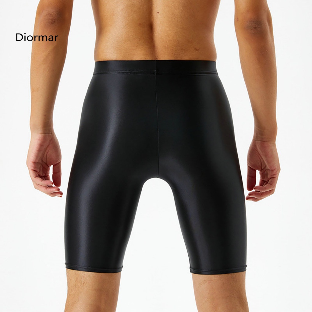 Quần Short Thể Thao Vải Lụa Lạnh Co Giãn Tốt Màu Sắc Đơn Giản Cho Nam