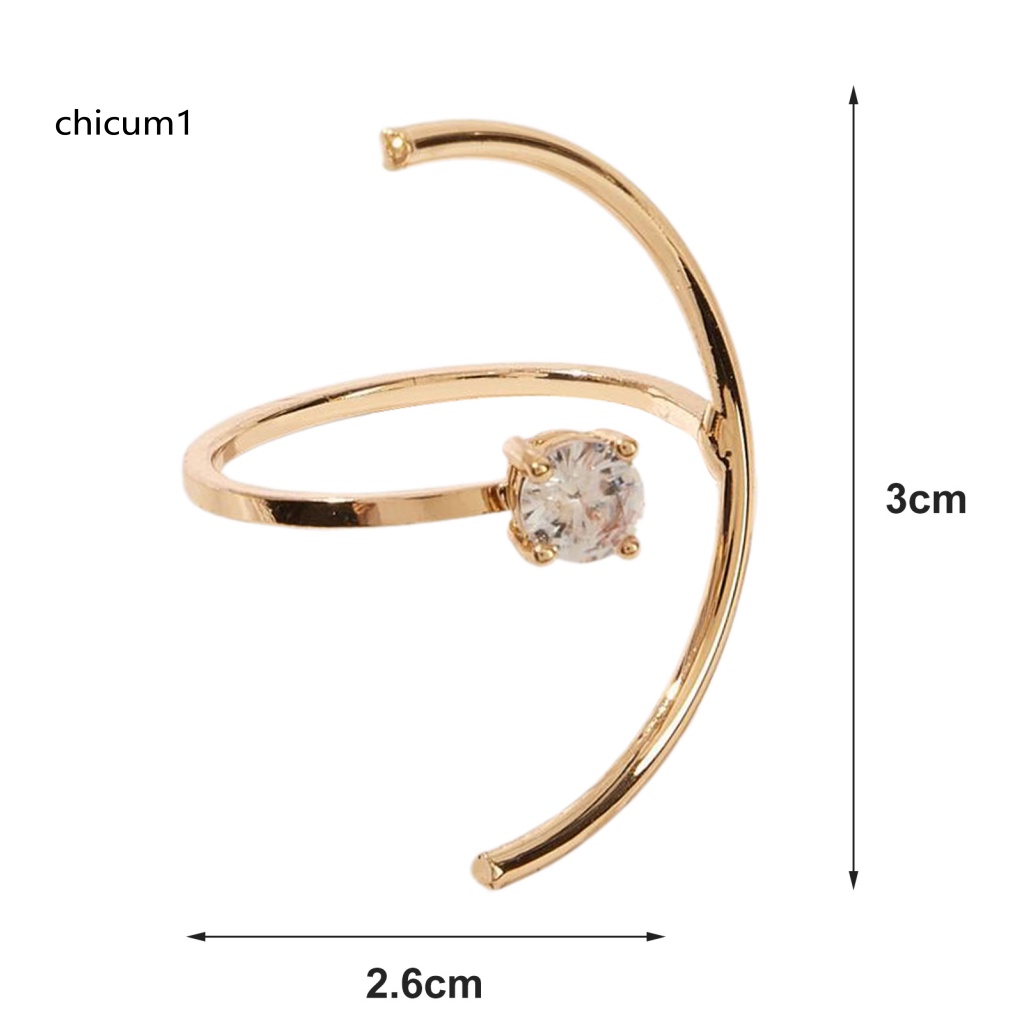 Nhẫn Hở Mạ Điện Có Thể Điều Chỉnh Kích Cỡ Thời Trang Dành Cho Nữ