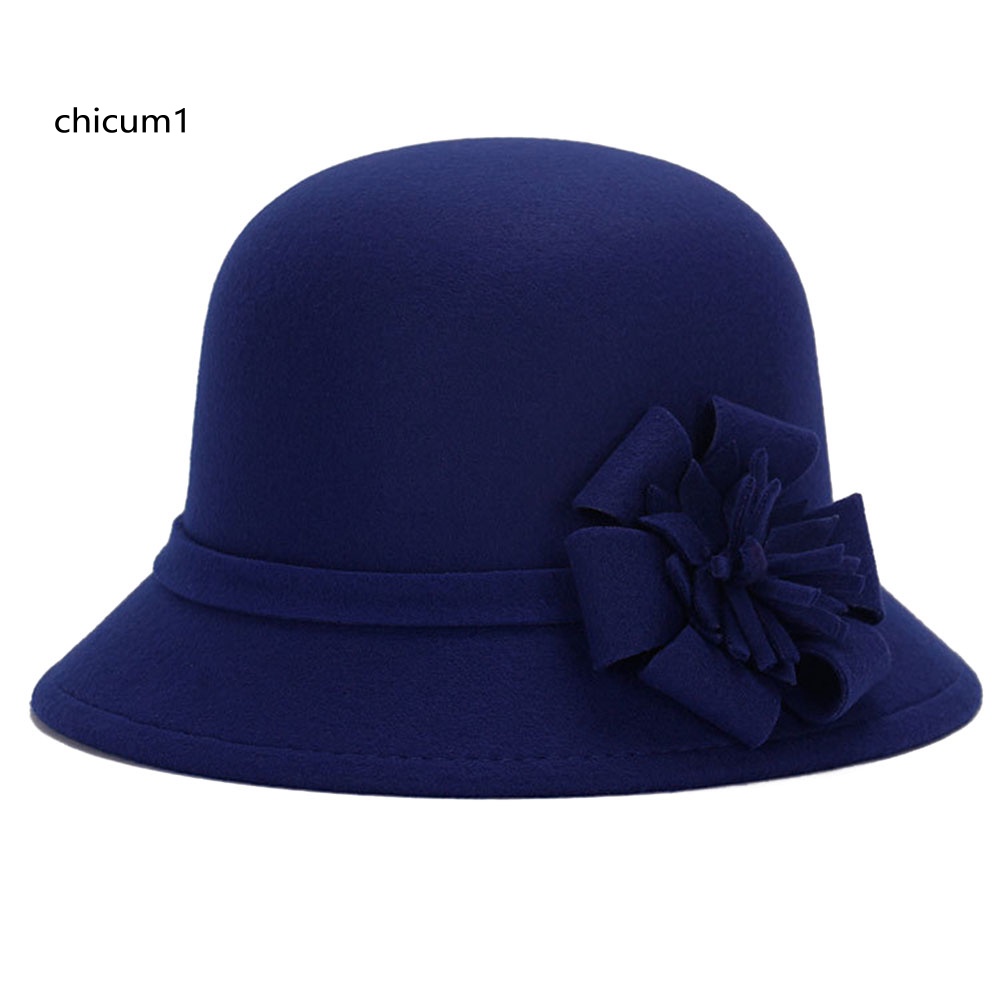 Mũ Bucket Chất Liệu Len Màu Sắc Nhã Nhặn Xinh Xắn