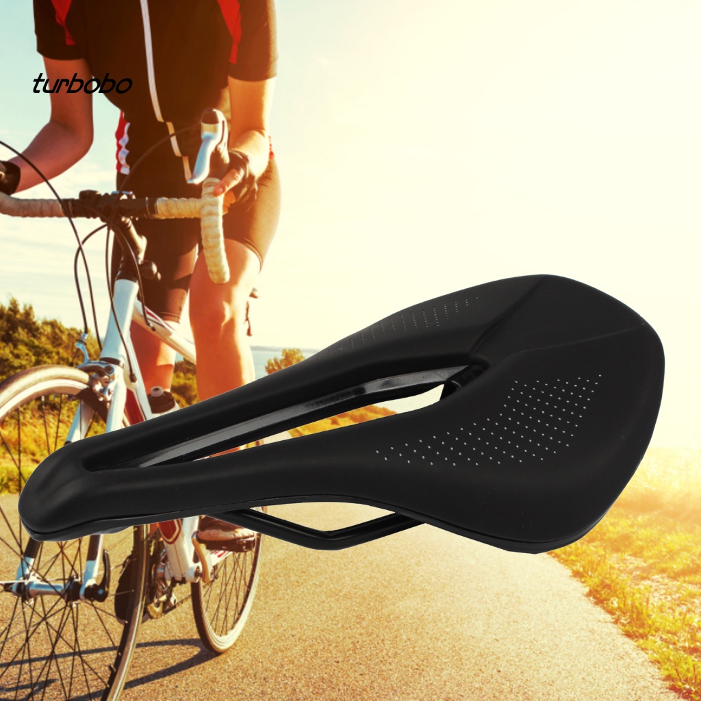 Yên Xe Đạp Bằng Da Sợi Tổng Hợp Thoáng Khí Giảm Xóc Tiện Dụng