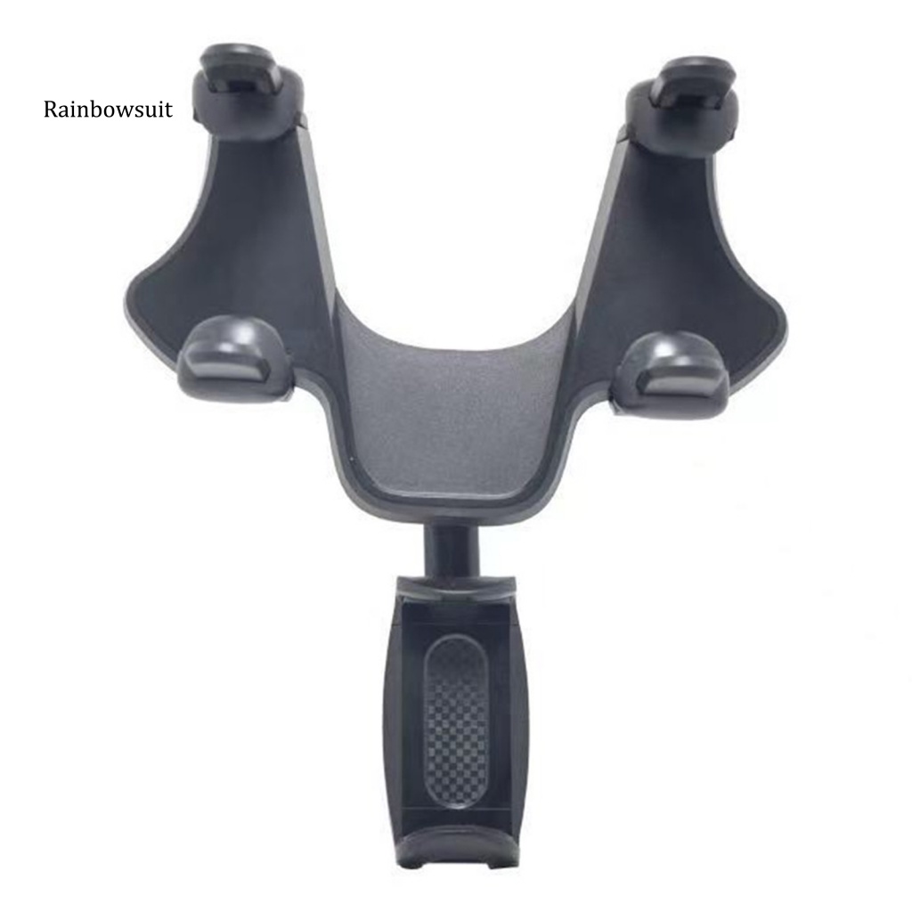 Giá Đỡ Điện Thoại Gắn Kính Chiếu Hậu Xe Hơi Thiết Kế Xoay 360 Độ Tiện Dụng