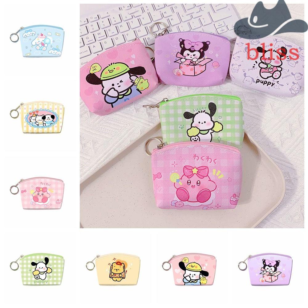 BLISS Ví Đựng Tai Nghe / Tiền Xu Mini Có Khóa Kéo Tiện Dụng Cho Học Sinh