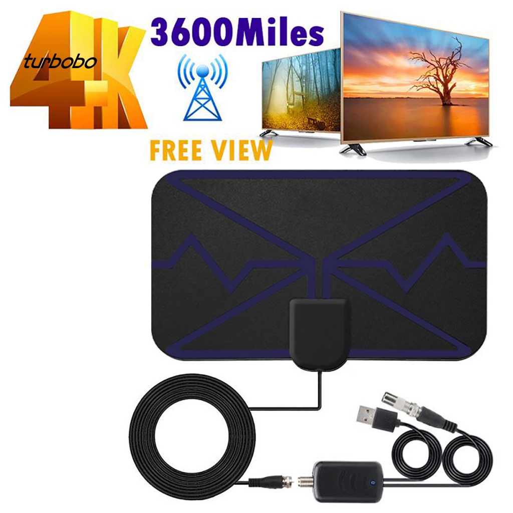 Ăng Ten TV Độ Phân Giải Cao 360 Độ 3600 Dặm 4K DVB-T2 Dùng Để Chơi Game