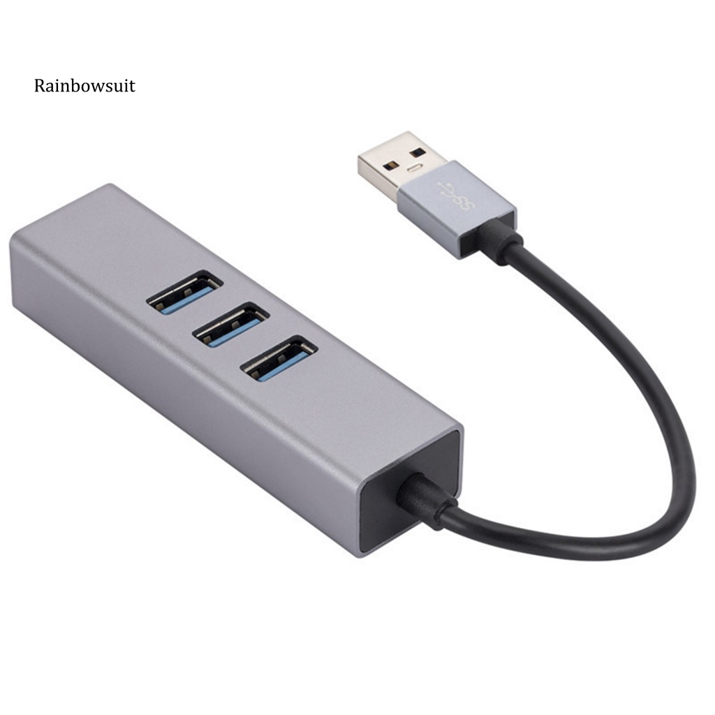 Dock Mở Rộng Tốc Độ Cao 1000Mbps 3 Cổng USB30 Type-C Sang Rj45 Lan Cho Máy Tính