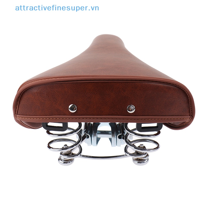 Yên Xe Đạp Chất Liệu Da PU Thoải Mái Phong Cách Cổ Điển