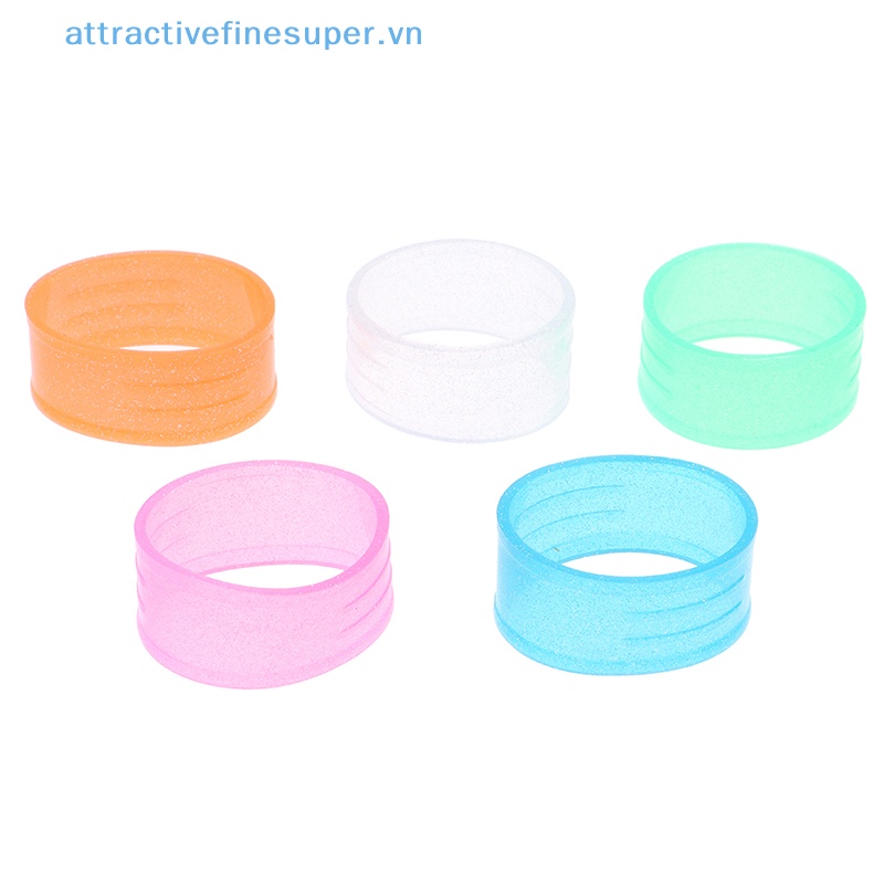 Afs Vòng Silicon Cố Định Tay Cầm Vợt tennis Màu Dạ Quang