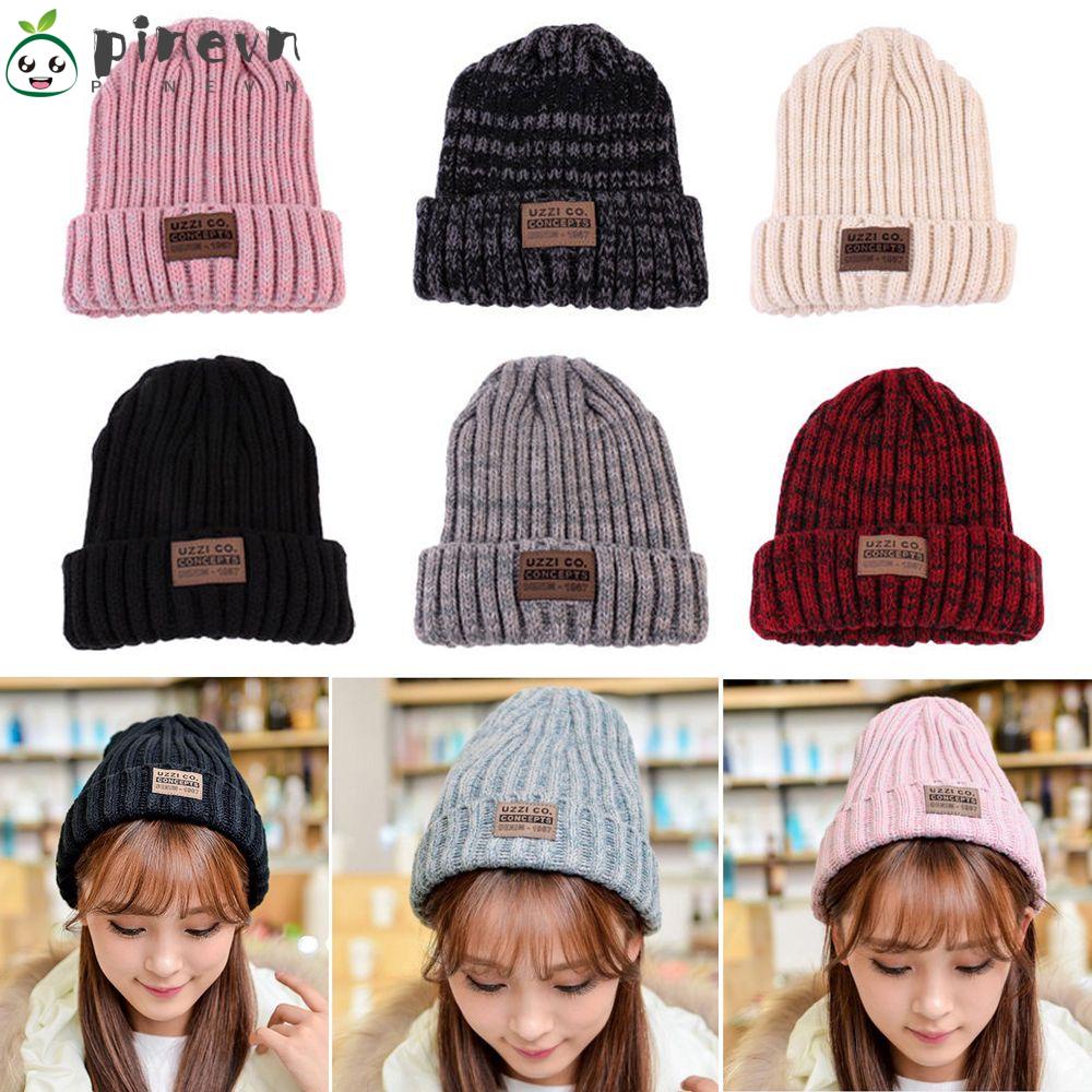 PINEVN Mũ Len Beanie ThờI Trang Cho Nam Nữ