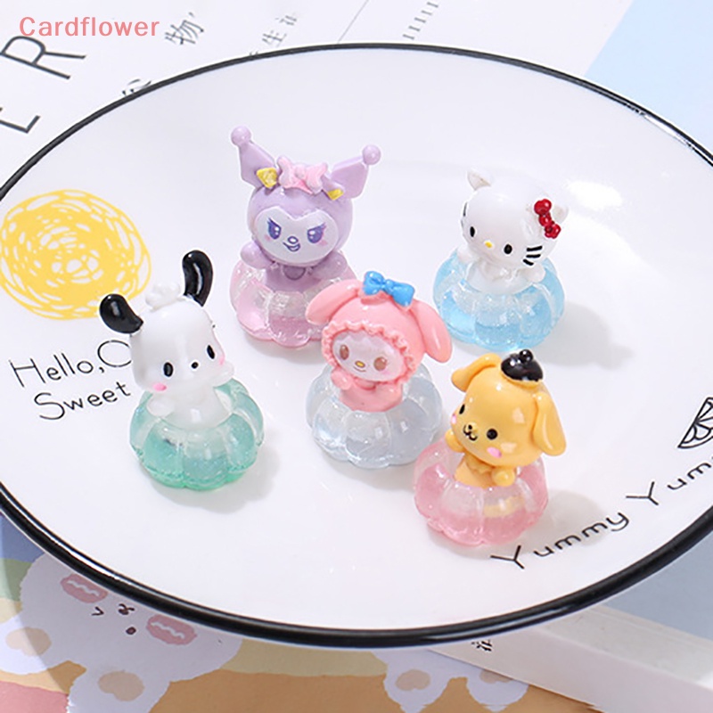 1 Vòng Phao Bơi mini Bằng Nhựa Phát Quang Trang Trí Nhà Búp Bê Mới