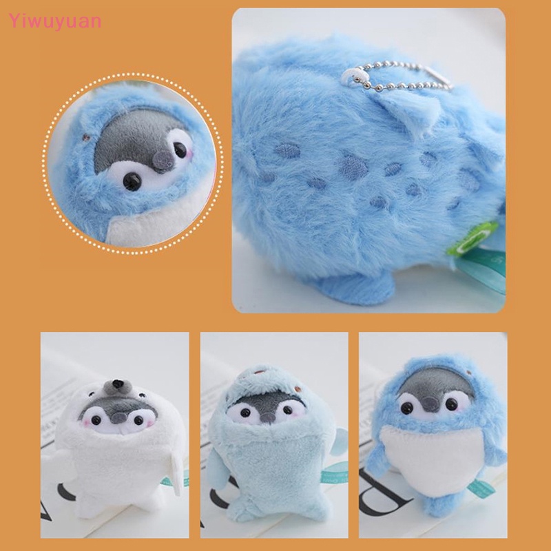 1 Móc Khóa Hình Chim Cánh Cụt Nhồi Bông Đáng Yêu Mới