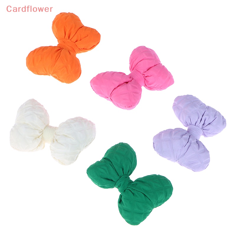 Bộ 2 Miếng Vải Cotton In Họa Tiết Hoa / Nơ Handmade Dùng Để Trang Trí Quần Áo