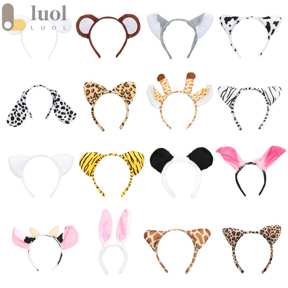 LUOL Băng Đô Tai Thú Hoạt Hình Dễ Thương