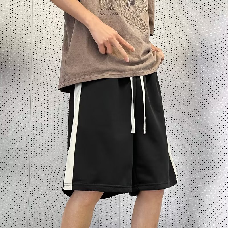 Quần Short Thể Thao Dáng Rộng Phong Cách Đường Phố Mỹ Thời Trang Mùa Hè Cho Nam