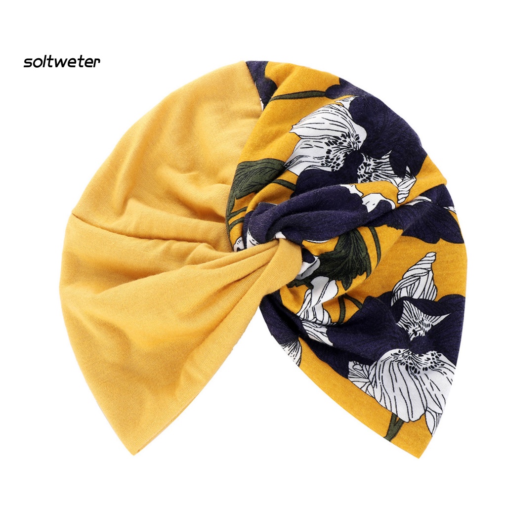 St Băng Đô Thắt Nút Bảo Vệ Đầu Đa Năng Màu Trơn