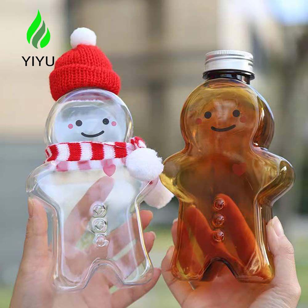 YIYU Chai Nước 500ml Hình Bánh Gừng Dùng Làm Quà Tặng Giáng Sinh