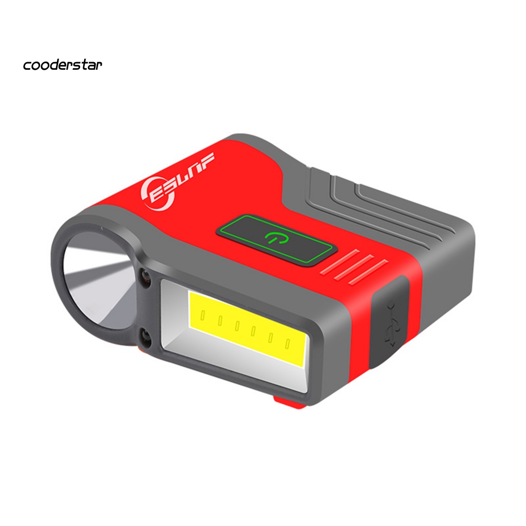 Đèn Kẹp Mũ Câu Cá Bằng Nhựa Gọn Nhẹ Chống Nước