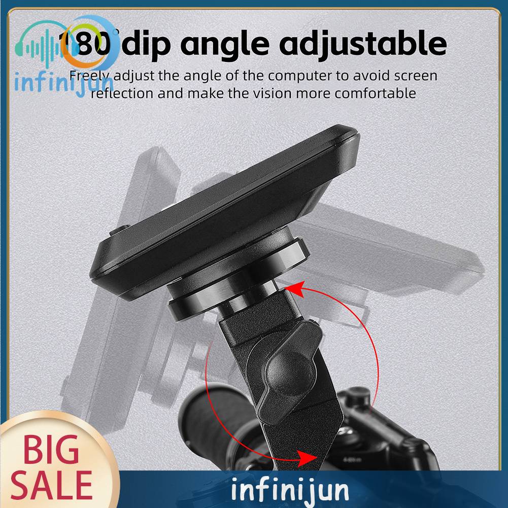 Giá Đỡ Đồng Hồ Garmin Bryton Wahoo Bằng Hợp Kim Nhôm Gắn Xe Đạp Leo Núi Tiện Dụng