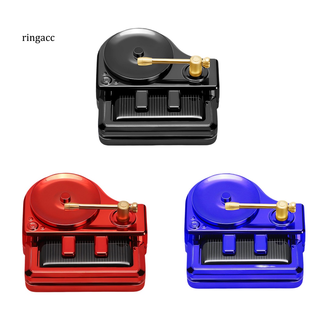 1 Bộ Khuếch Tán Hương Thơm Xe Hơi Hình Đàn Piano Xoay Được Sử Dụng Năng Lượng Mặt Trời