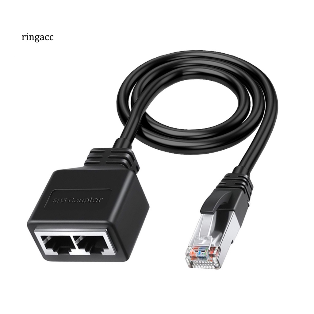 Dây Cáp Chia Mạng RJ45 Gigabit 1 Sang 2 Chiều Dài 100m Tiện Dụng Cho Văn Phòng