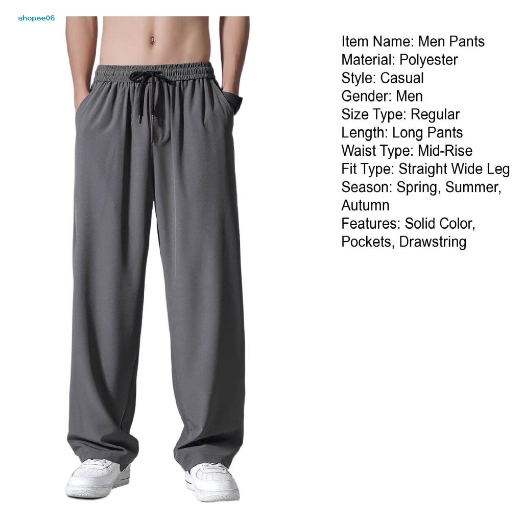 Quần Dài Ống Rộng Màu Sắc Thời Trang Cho Nam