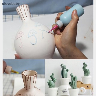 Bộ 3 Lọ Gốm Dùng Làm Đất Sét Nghệ Thuật DIY
