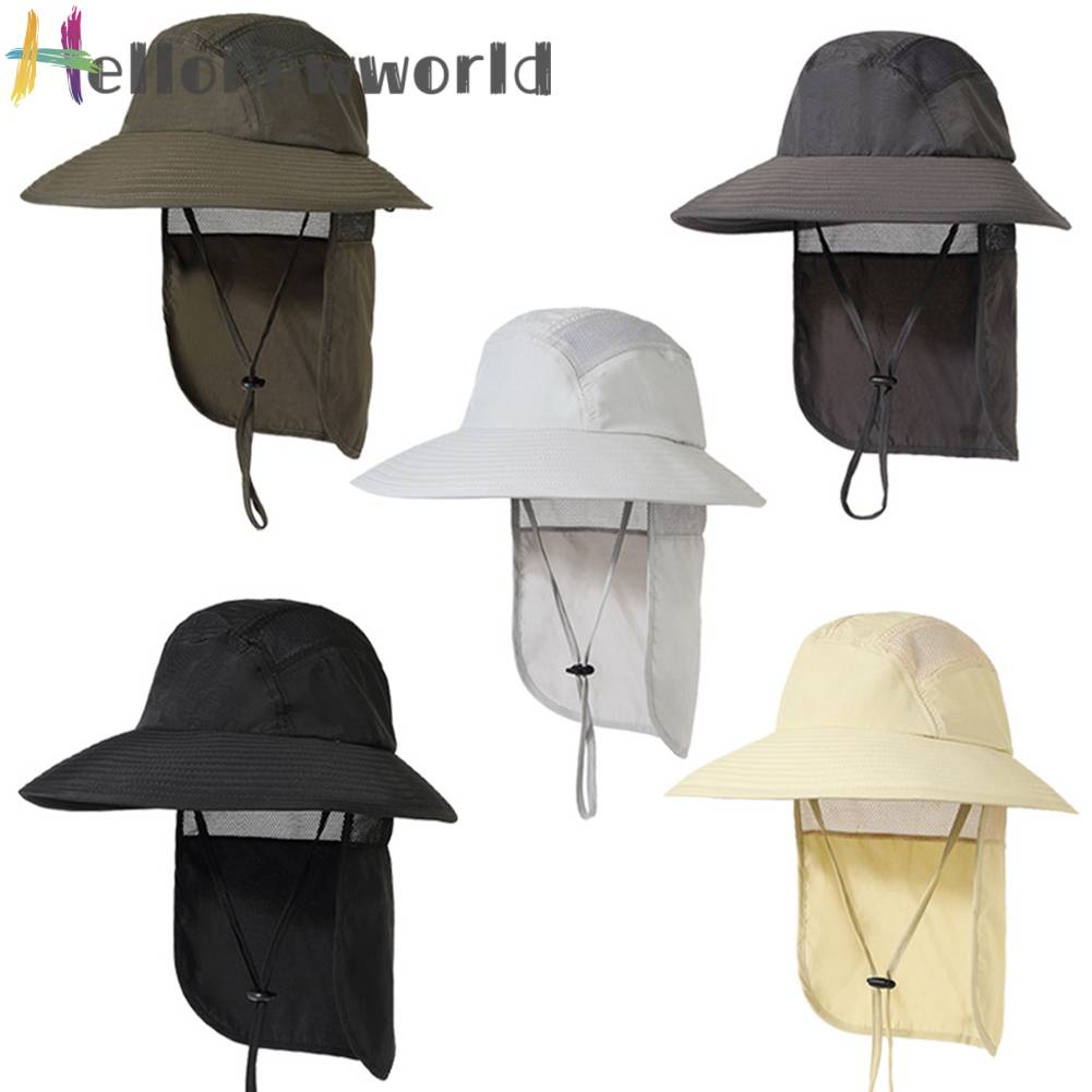 Mũ Boonie Thoáng Khí Chống Nắng Có Màn Che Dùng Khi Chạy Bộ Leo Núi Sự Bảo