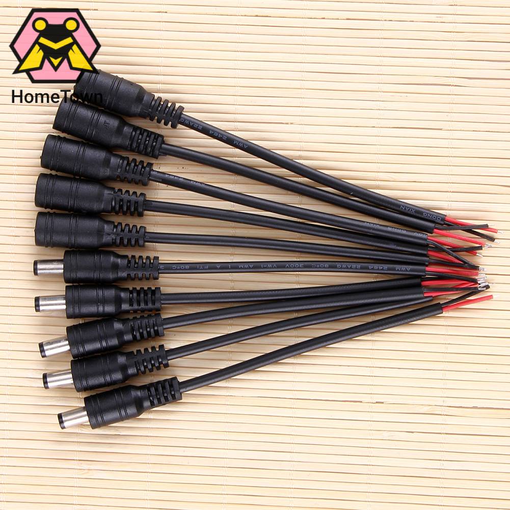 Set 5 Đầu Nối DC Cao Su 5.5 * 2.1mm