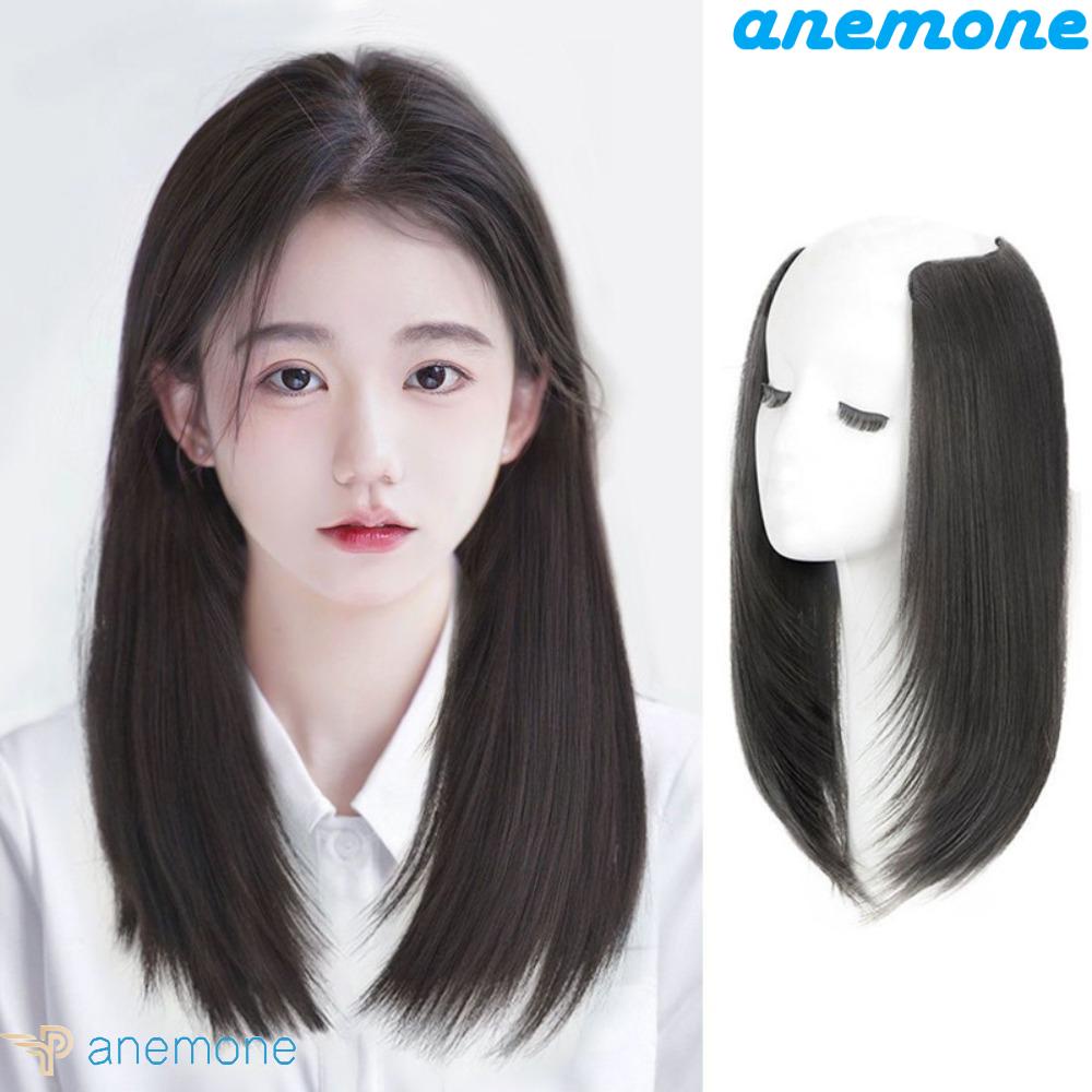 ANEMONE Tóc Giả Một Mảnh Dày Dặn Hình Chữ U Tự Nhiên Cách Nhiệt Kèm Kẹp Dành Cho Nữ