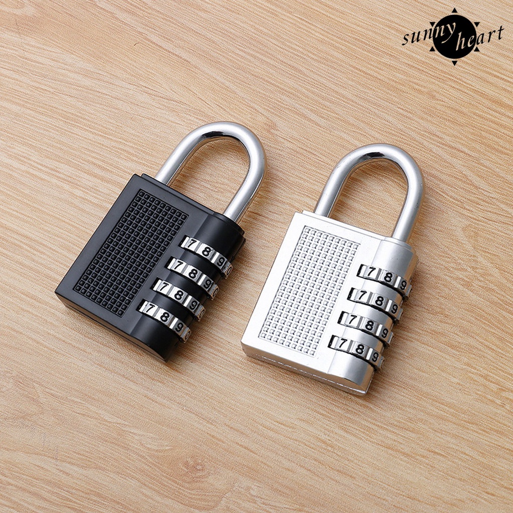 Ổ Khóa Cửa 4 Số Bằng Hợp Kim Kẽm Cứng Cáp Đa Năng Chống Trộm Tiện Dụng Cho Phòng Gym / Ký Túc Xá