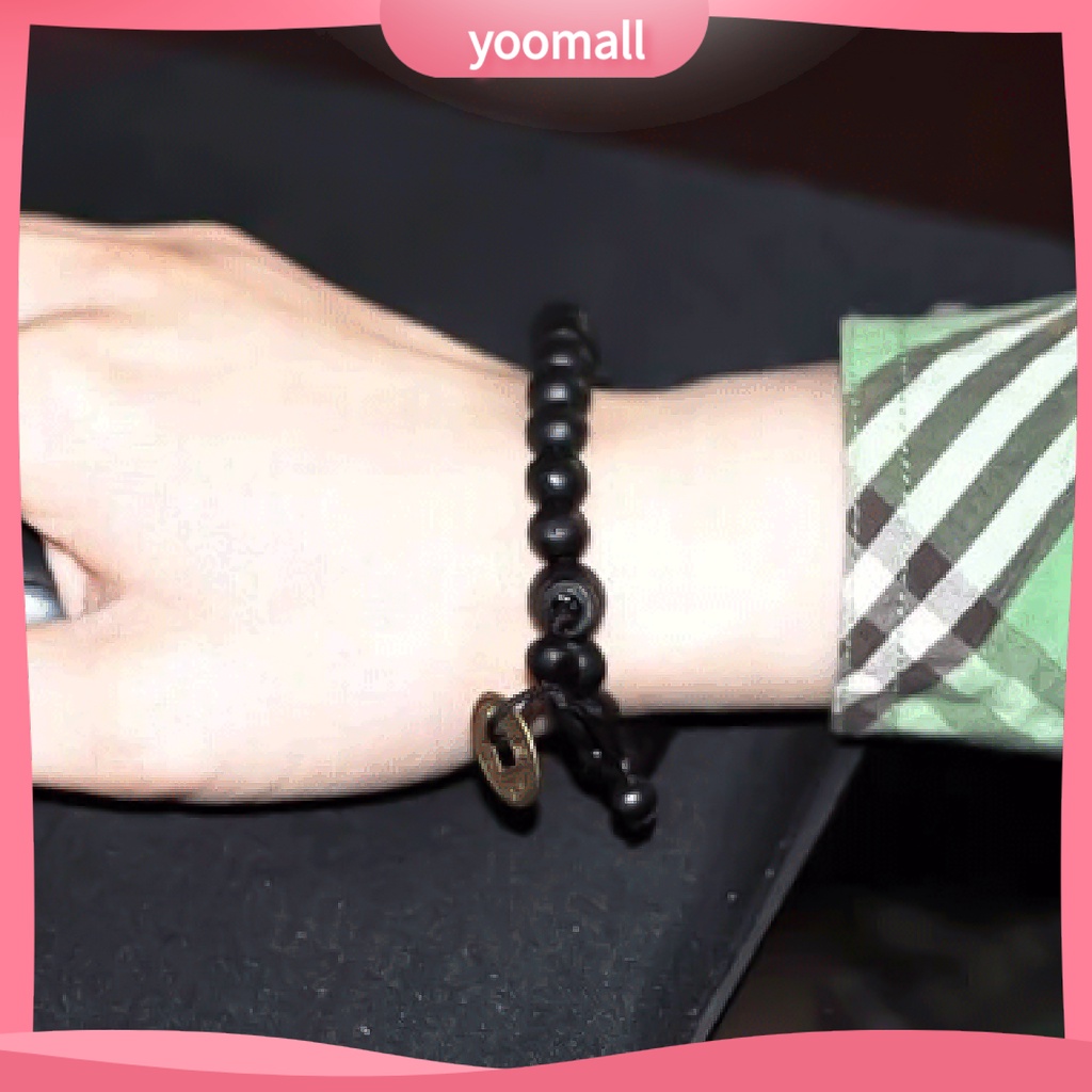 Vòng Tay Chuỗi Hạt Gỗ Phong Cách Vintage Cho Nam Và Nữ