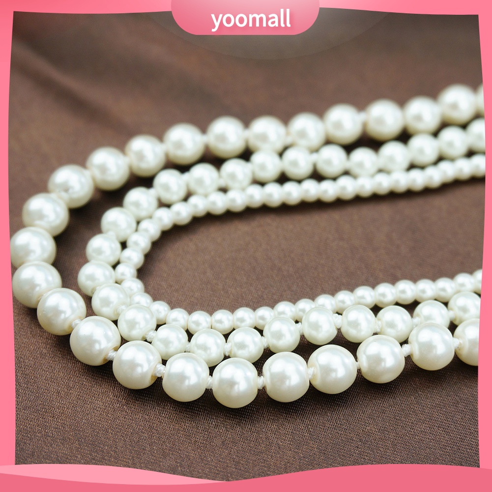 Vòng cổ Nhiều Lớp Đính Ngọc Trai Nhân Tạo Thời Trang Dành Cho Nữ