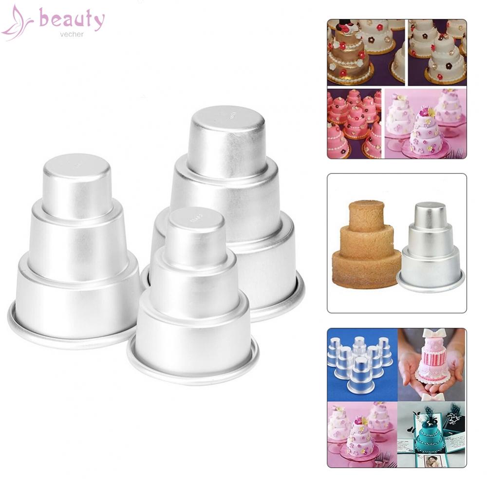 1 Khuôn Làm Bánh Muffin Tại Nhà L: 8.3 * 3.3 * 9cm M: 7 * 3 * 8cm S: 6.3 * 2.4 * 7.5cm