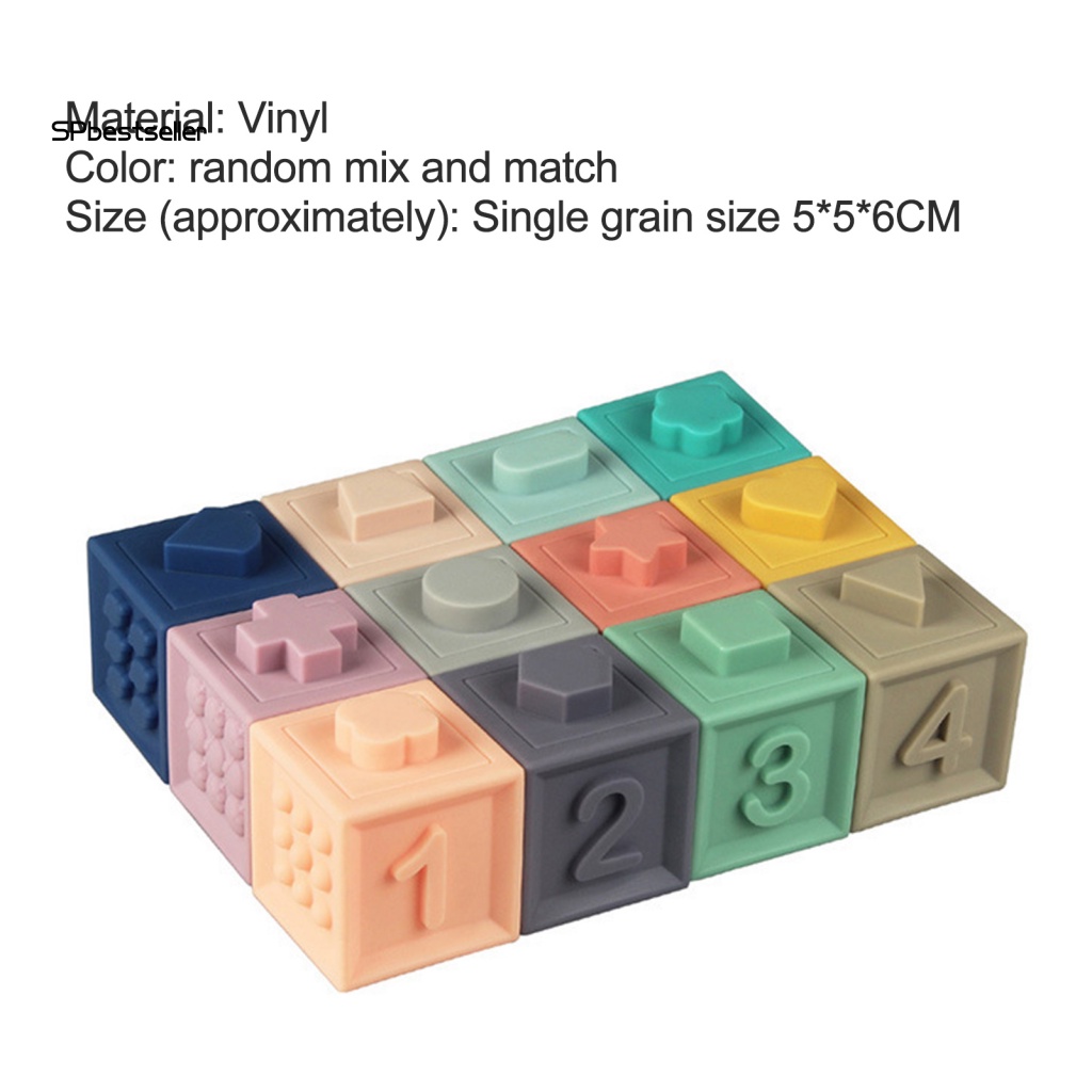 Bộ 12 Khối Xây Dựng Chữ Cái Massage Hỗ Trợ Giáo Dục Bé