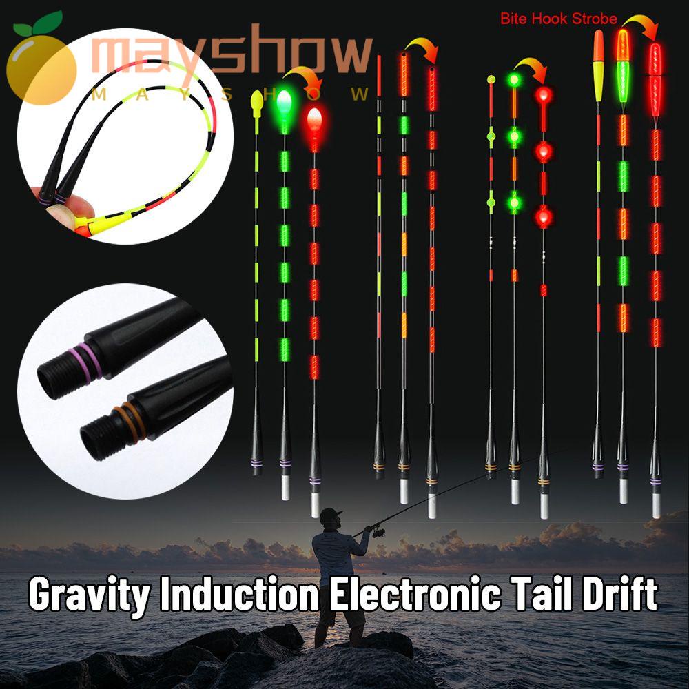MAYSHOW 1 Phao Nổi Câu Cá Thông Minh Phát Sáng Có Móc Câu Siêu Nhạy Thay Đổi Màu Sắc cr425