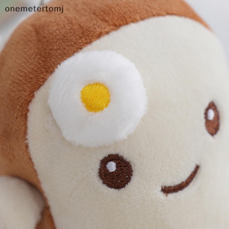 1 Móc Khóa Hình Bánh Mì Nhồi Bông Đáng Yêu 12cm