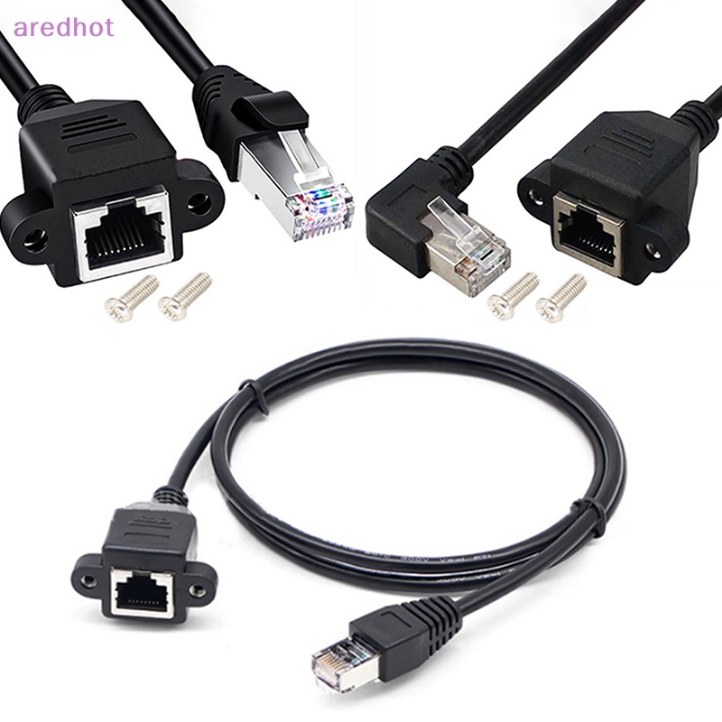 Dây Cáp Mạng LAN Nối Dài 8Pin RJ45 8 Pin Góc 90 Độ Mới