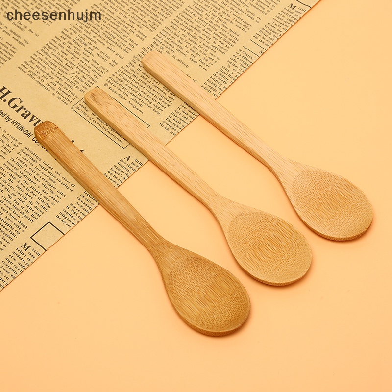 Muỗng Múc Canh / Trà / Cà Phê Bằng Tre Hình Tròn Tiện Dụng Cho Nhà Bếp