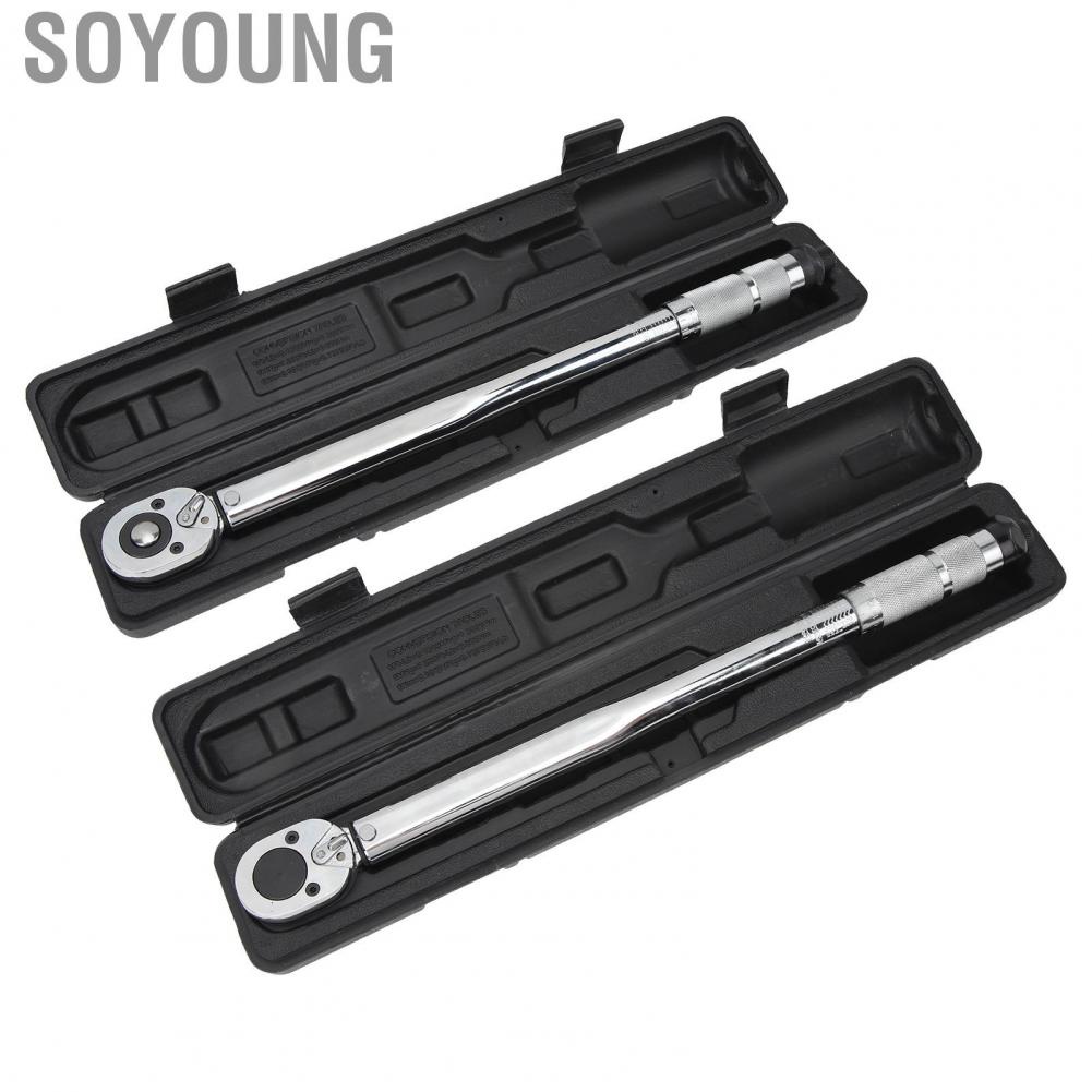 Soyoung Torque Wrench  Accurate To 4% Easy Read High Accuracy for Car Tires Engine Chassis