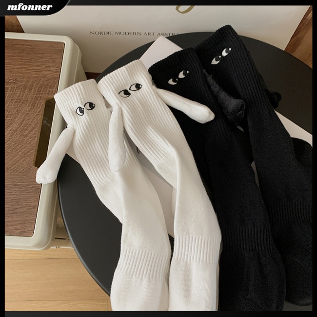 Tất Cotton Có Nam Châm In Hình Búp Bê 3D Sáng Tạo Vui Nhộn