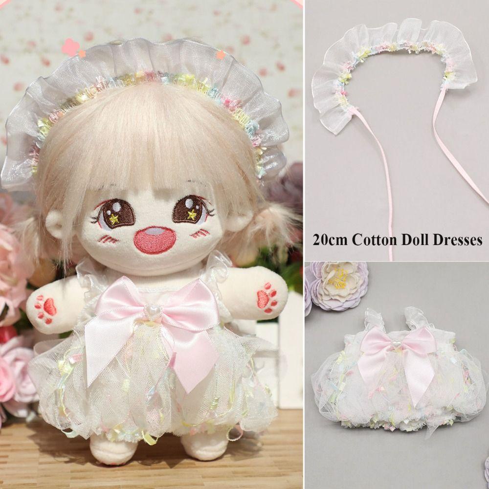 Đầm Búp Bê EXO Nhồi Bông Kèm Băng Đô Thời Trang Xuân Hè Xinh Xắn