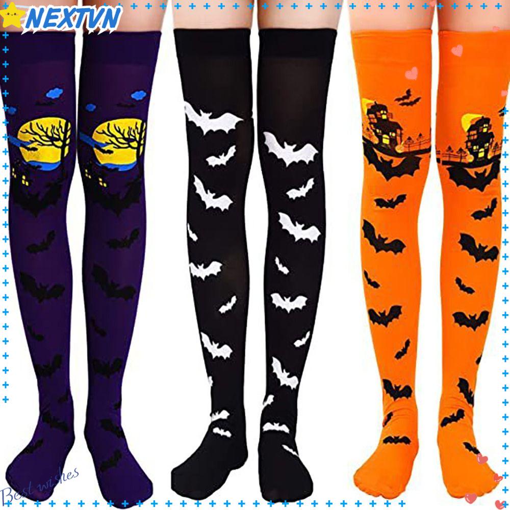 Vớ Dài Qua Gối Co Giãn Hóa Trang Nhân Vật Người Dơi Phong Cách Lolita