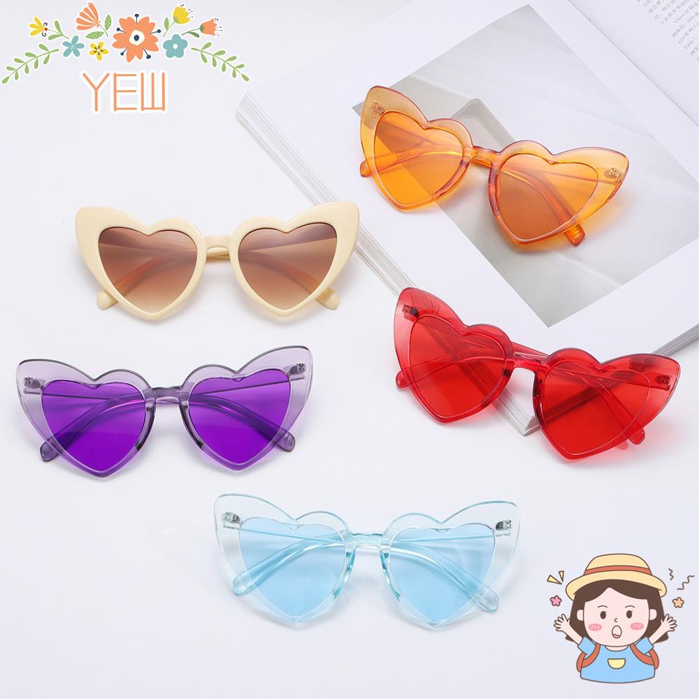 Kính Mát Hình Trái Tim Phong Cách Cổ Điển