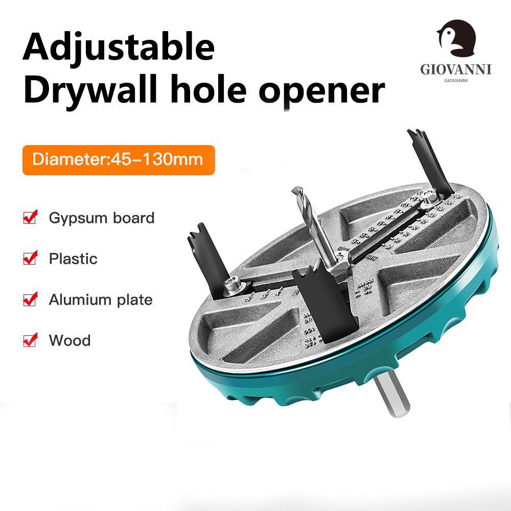 Dụng Cụ Đục Lỗ Đường Kính 45mm-130mm Có Thể Điều Chỉnh Cho Bảng Gypsum
