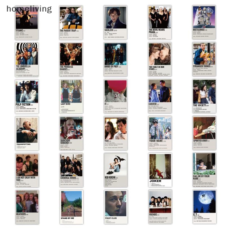 Bộ 64 Miếng Dán Trang Trí Hành Lý / Guitar Bằng PVC In Họa Tiết Graffiti Độc Đáo Xinh Xắn