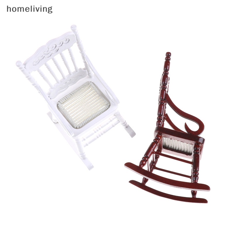 Mô Hình Ghế Bập Bênh Tỉ Lệ 1 / 12 Trang Trí Nhà Búp Bê