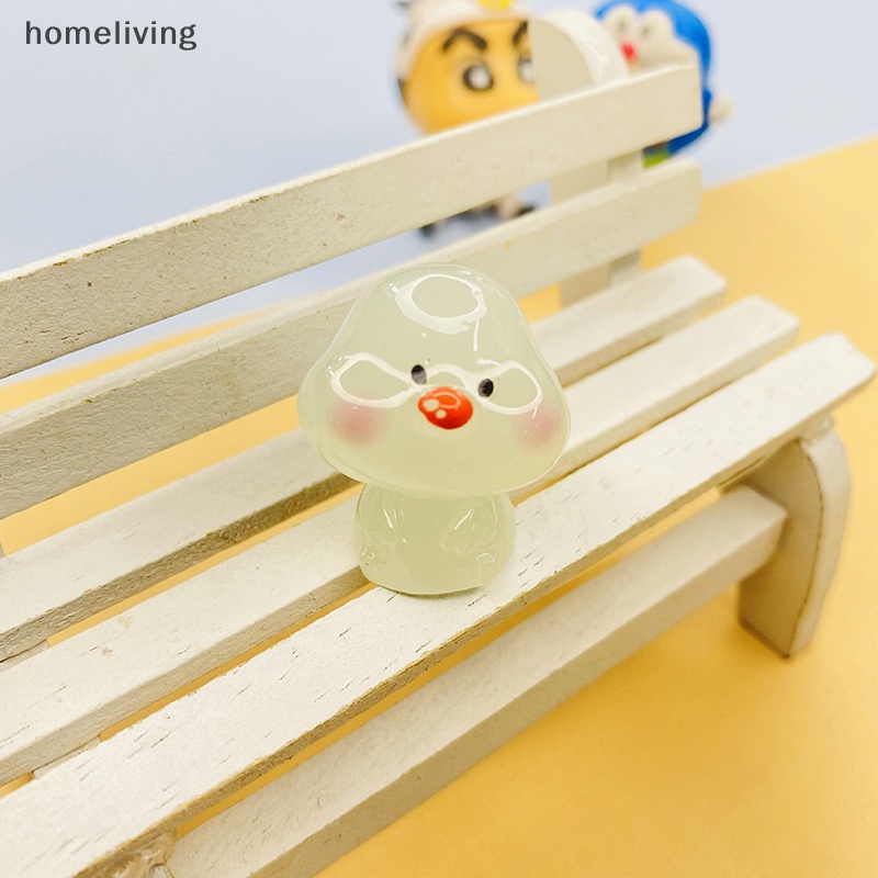 Bộ 5 Chú Gà Con Màu Dạ Quang Bằng Nhựa Resin Phong Cách Ngẫu Nhiên DIY