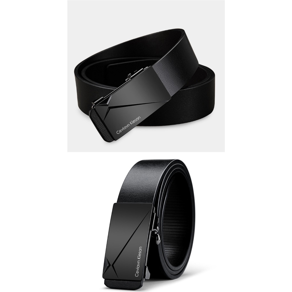 Dây nịt nam da bò cao cấp LEANO, Thắt lưng nam da bò thật Ceviavn Kiesan