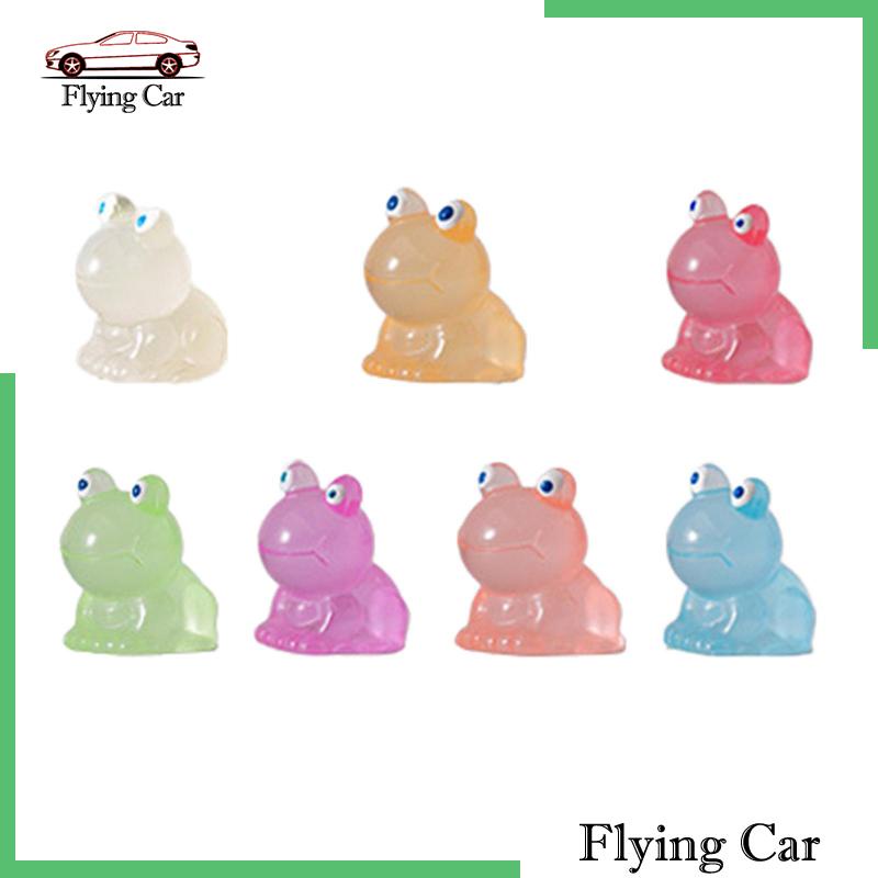 Mô Hình Chú Ếch Mini Bằng Resin Dạ Quang Trang Trí Bánh Kem