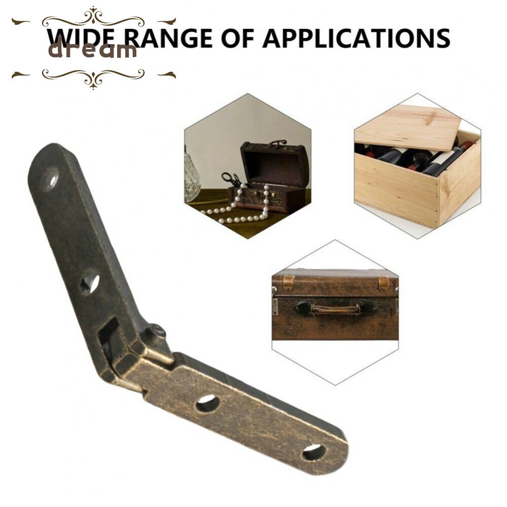 【DREAMLIFE】Hinges 30mm 90 Degree Reen Bronze With Mounting Screws 10pcs Drawers Box